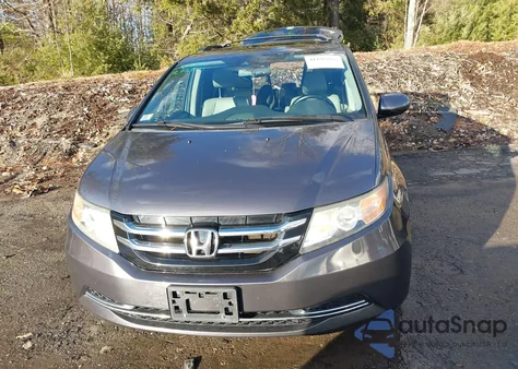 2014 Honda Odyssey Ex-L z USA, uszkodzony, nr VIN 5FNRL5H67EB009341